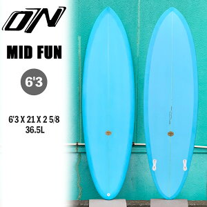 IImVFCv ONO SURFBOARDS MID FUN PU 6f3 x 21 x 2 5/8 36.5L SKY TINT TWIN FIN FCS2 BOX T[tB T[t{[h I^in