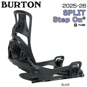 25-26 o[g XvbgXebvI BURTON SPLIT STEP ON BLACK Xm[{[h rfBO 25-26-BD-BTN oCfBO  XebvI