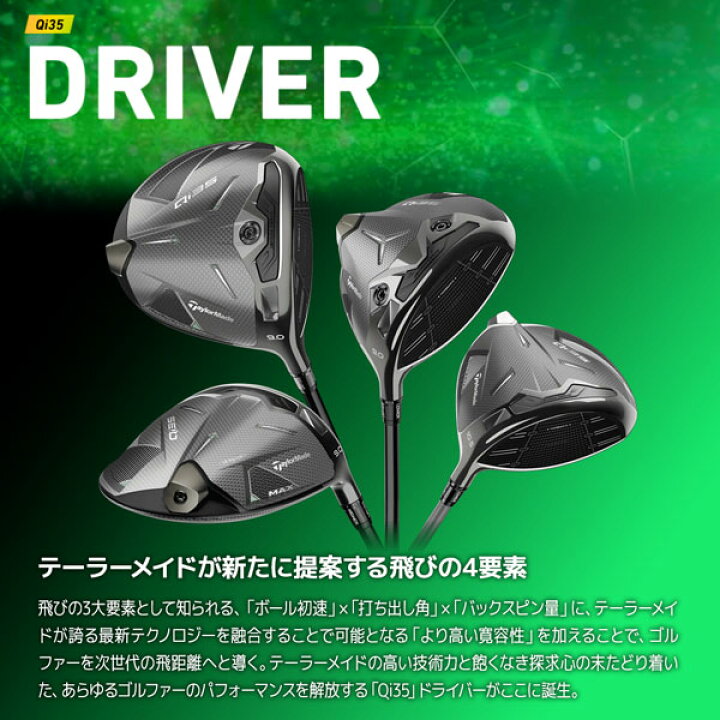 楽天市場】テーラーメイド TaylorMade QI35 キュウアイサーティー 