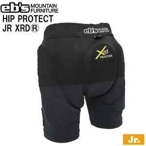 25-26 エビス ヒッププロテクトジュニアエックスアールディ EBS HIP PROTECT JR XRD スキー スノーボード プロテクター ブラック JR