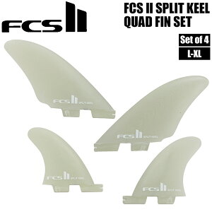 GtV[GX tB NAbh FCS2 FCS II SPLIT KEEL PG L-XL CLEAR QUAD RETAIL FINS NAbhtB 4Zbg