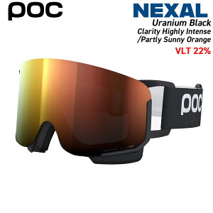 ポック ネクサル ウラニウムブラック サニーオレンジ POC NEXAL WF スキー スノーボード ゴーグル 25-26-GG-POC カールツアイスレンズ フラッグシップモデル