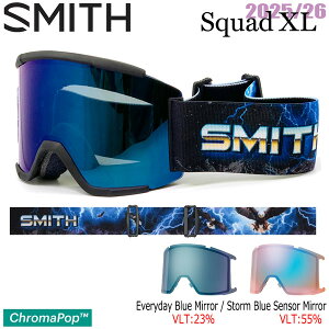 25-26 X~X XJbhGbNXG I[v[h SMITH SQUAD XL OPEN ROAD CP EVERYDAY BLUE MIRROR CP STORM BLUE SENSOR MIRROR XL[ Xm[{[h S[O 25-26-GG-SMT