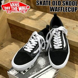 �o���Y �X�P�[�g�I�[���h�X�N�[�� VANS SKATE OLD SKOOL WAFFLECUP BLACK/WHITE VN000EB7BA2