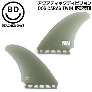 �r�[�`�h�f�C�Y �c�C���t�B�� BEACHED DAYS �A�N�A�e�B�b�N�f�B�r�W���� DOS CARAS TWIN 5.25 SMOKE FUTURES FIN �t���[�`���[�t�B�� 2��set