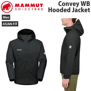 �}���[�g �R���x�C�E�C���h�u���[�J�[�t�[�f�b�h�W���P�b�g MAMMUT CONVEY WB HOODED JACKET AF MEN BLACK S M L XL