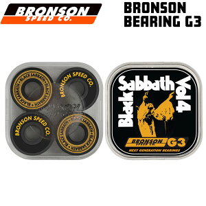 �X�P�{�[ �x�A�����O �u�����\��x�u���b�N�T�o�X BRONSON BEARING G3 BLACK SABBATH ���[���֔z��