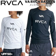 ルーカ RVCA VA RVCA RASH LS クルーネック長袖ラッシュガード UPF50+ UVカット 26SS ジムやジョギングに…
