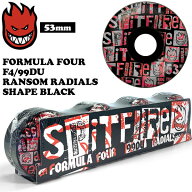 スピットファイア ウィール SPITFIRE WHEELS FORMULA FOUR F4/99DU RANSOM RADIALS SHAPE BLACK 53mm 4個…