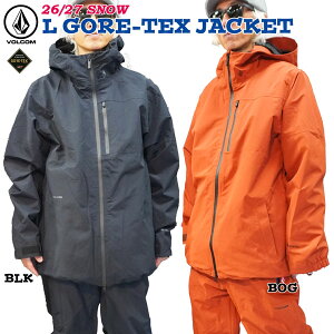 �\�� 26-27���f�� VOLCOM L GORE-TEX JACKET �{���R�� �G���S�A�e�b�N�X�W���P�b�g �X�m�[�{�[�h �E�F�A �S�A�e�b�N�X �W���P�b�g VOLCOM �h�� �h�� �t���[���C�h ���K�i 26-27-JK-VLC BLK BOG S M L XL