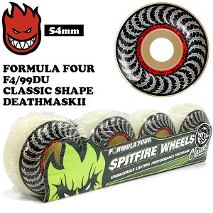 �X�s�b�g�t�@�C�A �E�B�[�� SPITFIRE WHEELS FORMULA FOUR F4/93DU CLASSIC SHAPE DEATHMASKII 54mm NATURAL 4�Z�b�g �N���V�b�N�V�F�C�v