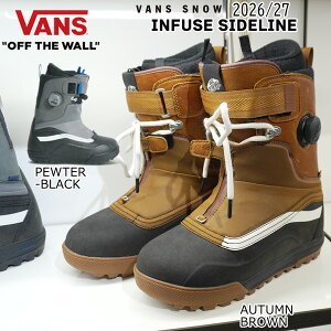�\�� 26-27���f�� VANS ���@���Y INFUSE SIDELINE �C���t���[�Y �T�C�h���C�� �X�m�[�{�[�h �u�[�c �t���[���C�h �o�b�N�J���g���[ BOA �n�C�u���b�h ���K�i 26-27-BT-VAN �s���[�^�[�u���b�N �I�[�^���u