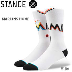 野球メジャーリーグ コラボ メンズ ソックス スタンス STANCE MARLINS HOME 靴下 ベースボール スポーツ オシャレ stc-fair メール便配送 【50BB】