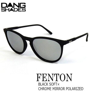 �T���O���X �t�@�b�V���� �X�|�[�c DANG SHADE �_���V�F�C�Y FENTON BLACK SOFT X CHROME MIRROR POLARIZED �t�F���g�� �y�� �l�C