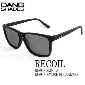 �T���O���X �t�@�b�V���� �X�|�[�c DANG SHADE �_���V�F�C�Y RECOIL BLACK SOFT X BLACK SMOKE POLARIZED ���R�C�� �y�� �l�C