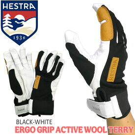 スキー スノーボード 手袋 23-24 HESTRA ヘストラ ERGO GRIP ACTIVE WOOL エルゴグリップアクティブウール 23-24-GR-HES ハイク ライトウエイト ウール 最高の付け心地-