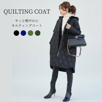 楽天市場】フード付き キルティングコートの通販