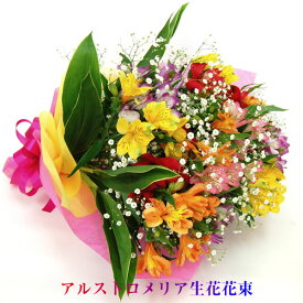 花ギフト アルストロメア 【4月の誕生花】 花束 入学祝い 誕生日 記念日●アルストロメリア全体の花言葉「持続」「未来への憧れ」「エキゾチック」「小悪魔的な思い」◆非常に花もちの良いお花です！