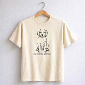 Tシャツ ゴールデンレトリバー メンズ レディース ジュニア 半袖 おしゃれ かわいい 犬 ティシャツ