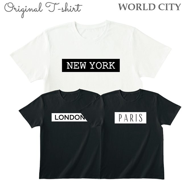 Tシャツ メンズ レディース 半袖 おしゃれ ロンドン パリ ニューヨーク ロゴ デザイン プリント ティシャツ 大人 キッズ -  www.edurng.go.th