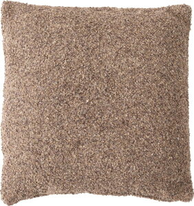 【割引クーポン有り】クッション ブークレ生地 コットン ポリエステル 中綿入り 大きめサイズ 45×45 混色 ニュアンスカラー フロアクッション ソファ おしゃれ もこもこ 北欧 FAB-103 東谷