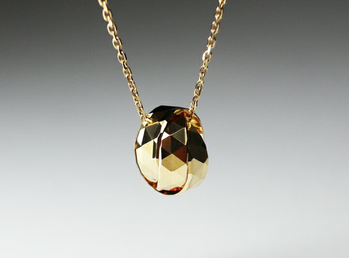 楽天市場】【お早め配送】K18 トリニティカットフープペンダント  