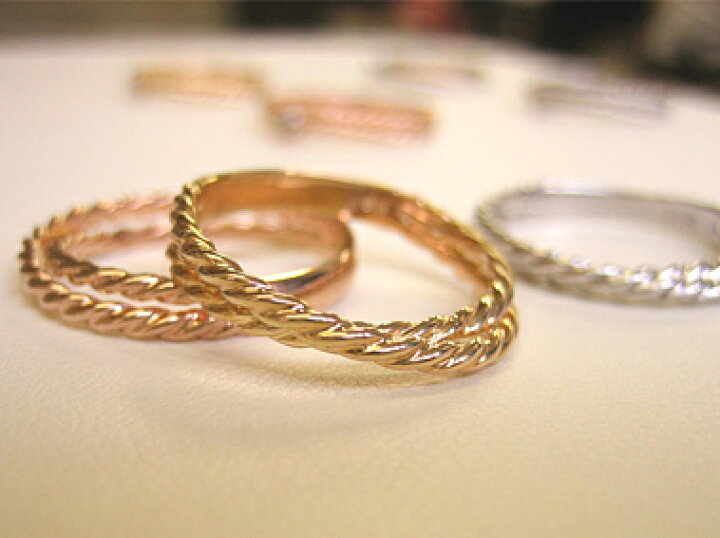 楽天市場】K18 ゴールド リング 「Corda Croce -コルダ クローチェ 