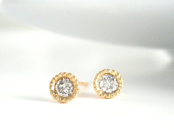 楽天市場】K18 ゴールド ダイヤモンド ピアス「 カテナーレ 」18K 18金 