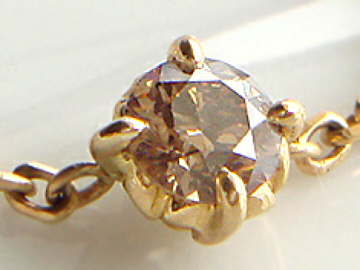 楽天市場】【再販】K18 ブラウンダイヤモンド チェーンリング 0.2ct 