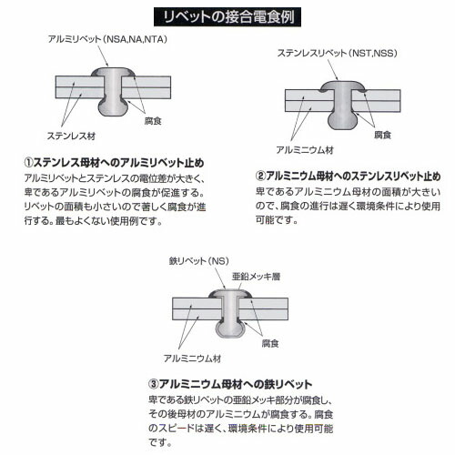 楽天市場】エビ/ロブテックス NS43 ブラインドリベット(丸頭) 徳用BOX