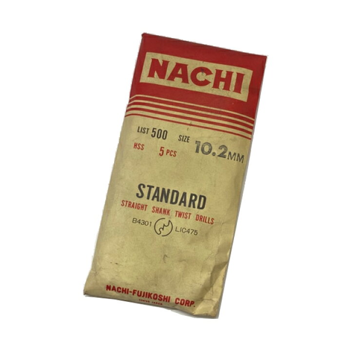 楽天市場】NACHI/不二越 ストレートドリル SD-10.2 (5本袋入り) : プロ 