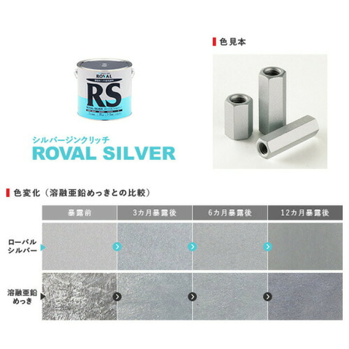 楽天市場】ローバル RS-20KG シルバージンクリッチ ローバルシルバー 