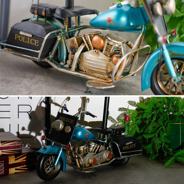 楽天市場】ランプ おしゃれ バイクランプ ポリスバイク型 ヴィンテージ 