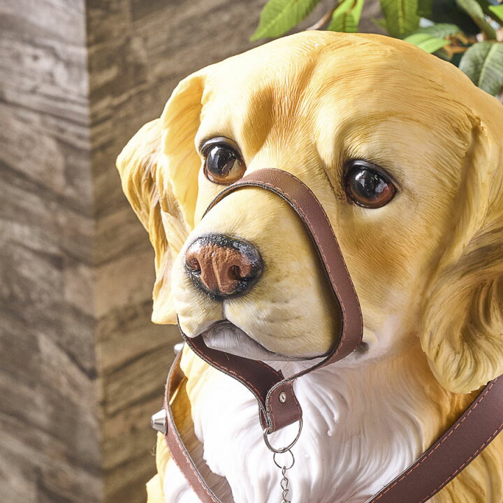 楽天市場】ゴールデンレトリバー 置物 本物そっくり 犬 ドッグ 