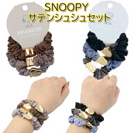 スヌーピー SNOOPY シュシュセット 3点セットシュシュ ヘアアクセサリー ヘアアクセ ヘアゴム 大人女子 …