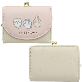 ちいかわ がま口財布 ミニ口金財布 がま口 仲良しトリオのおさいふ ちいかわ ハチワレ うさぎ 三つ折り 財布 かわいい コンパクト