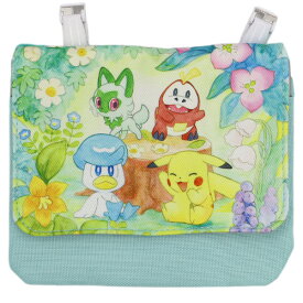 移動ポケット ショルダー 紐付き ポケモン ドラゴンボール (12種類) リザードン ピカチュウ モンスターボール ワッカネズミ 男の子 女の子 黒 マルチポケット マルチポッケ ポケットポーチ クリップ付き ポシェットポケット 学校 子供 こども キッズ ハンカチ かわいい