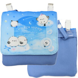 移動ポケット ショルダー 紐付き シマエナガ ねこ 女の子 男の子 リボン マルチポケット マルチポッケ ポケットポーチ クリップ付き ポシェットポケット 学校 子供 こども キッズ ハンカチ かわいい