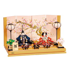 雛人形 コンパクト 親王 おしゃれ かわいい ひな人形 初節句 お雛様 桧 お祝い 檜 雛祭り 平安豊久 ひのき 小三五 親王飾り 桜柄 まほ 304403 hj-051 桃の節句 天然木 小型 国産 リビング 玄関 縁起物 人気 2026