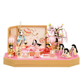 雛人形 コンパクト 木目込み 7人飾り 七人 変り雛 一秀 かわいい コンパクト ひな人形 ミニ おしゃれ 可愛い 初節句 お祝い モダン 小さい お雛様 2025 25-k-1-5