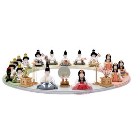 雛人形 コンパクト かわいい マンション 女の子 モダン ミニ おしゃれ 十五人飾り 木目込み 初節句 カラフル 木製 ひな人形 組み立て自由 12号 d11-8 桃の節句 天然木 小型 国産 リビング 玄関 縁起物 人気 2026