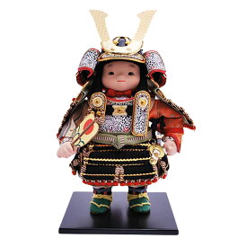 五月人形 幸一光 5月人形 お祝い 大将飾り 玄 げん 金小札 黒糸威 かわいい かっこいい コンパクト 人形のみ