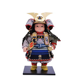 五月人形 幸一光 5月人形 お祝い 大将飾り 希 のぞみ 黒小札 紺裾濃威 かわいい かっこいい コンパクト 人形のみ