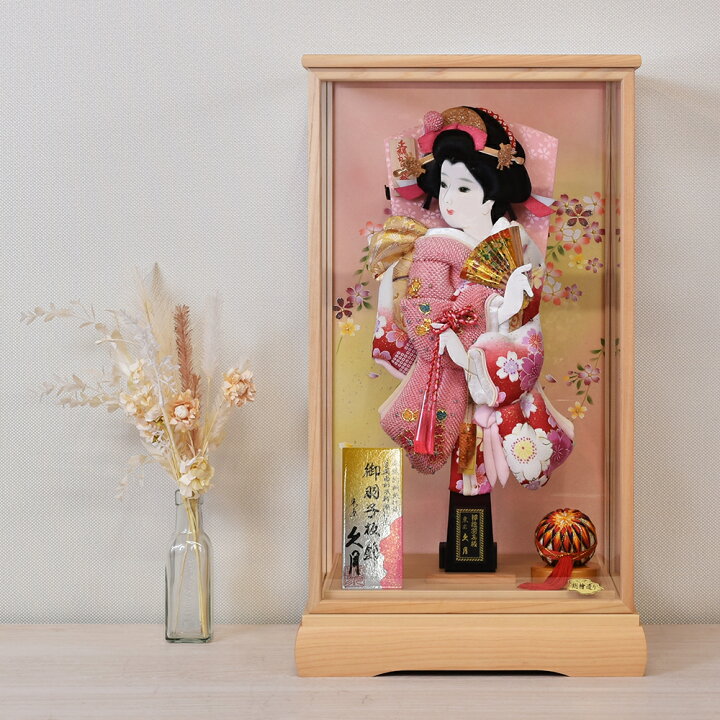 楽天市場】羽子板 久月 コンパクト おしゃれ ピンク 絞り ミニ 