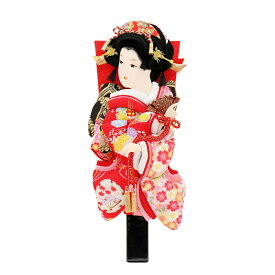 羽子板 単品 コンパクト かわいい おしゃれ 9号 (高さ約28cm) 初正月飾り モダン ミニ 羽子板飾り 押絵羽子板 姫 振袖 9号 道成寺 1027-09-262 女の子 初節句 お祝い 小さい 出産祝い 手作り リビング 玄関 2026