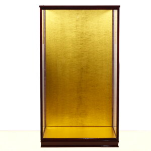 人形ケース ガラス人形ケース 幅 間口45奥行40高100cm(ガラス寸法)内計り ガラスケース 雛人形ケース 五月人形ケース 戸付 20号花梨