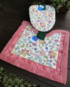 ai オリジナル ゴムデコレース付洗浄暖房便座用 フタカバー トイレマット 2点セット ラッキーカラー ミントグリーン MINTON ミントン リーガルハドンホール (Toilet Mat Set)ブランド/モダン/北欧