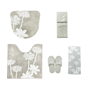 aiほとんどの洗浄暖房用便座 普通便座 対応 マルチフタカバー セット 5点 北欧 可愛い ナチュラル  おしゃれ 人気 可愛い サリナ 可愛い 北欧 ナチュラル 観葉植物 アーバン