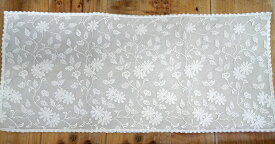 ai 人気のカフェカーテンがおしゃれ な テーブルセンター (35x80） になりました [cl25] 北欧 素敵ナチュラル ティマットやランチョンマットにも 自然素材やシンプル 可愛い 洗える 人気　おウチ　リネンベージュ　麻