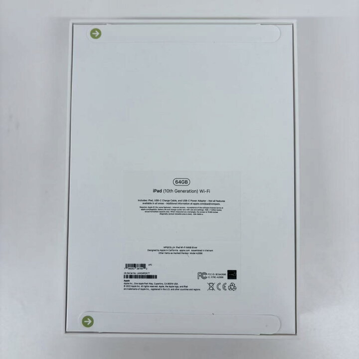楽天市場】【新品未開封・Apple一年保証付き】Apple iPad 2022 10.9 